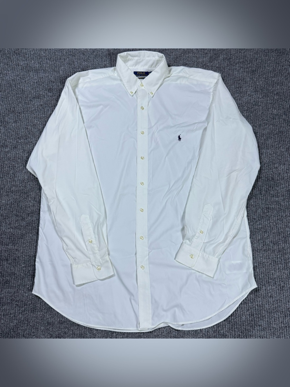 Polo Ralph Lauren Shirt Mens XLT White Tall Performance Long Sleeve Pony
